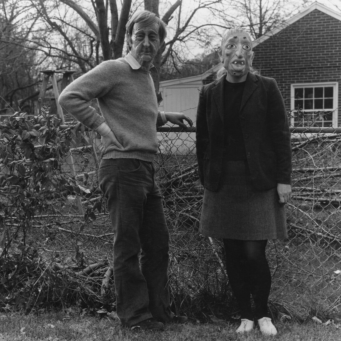 Ralph Eugene Meatyard, Lucybelle Crater and photo professor Lucybelle Crater, ca. 1970-72 © The Estate of Ralph Eugene Meatyard, courtesy Fraenkel Gallery, San Francisco