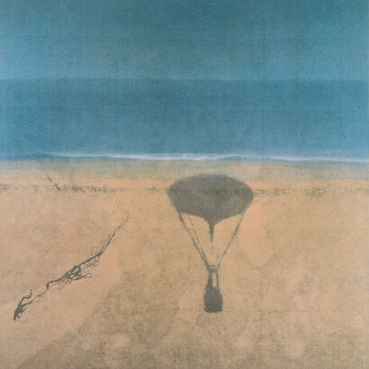 Michael Andrews, Lights VII: A Shadow, 1974.  Courtesy of Gagosian