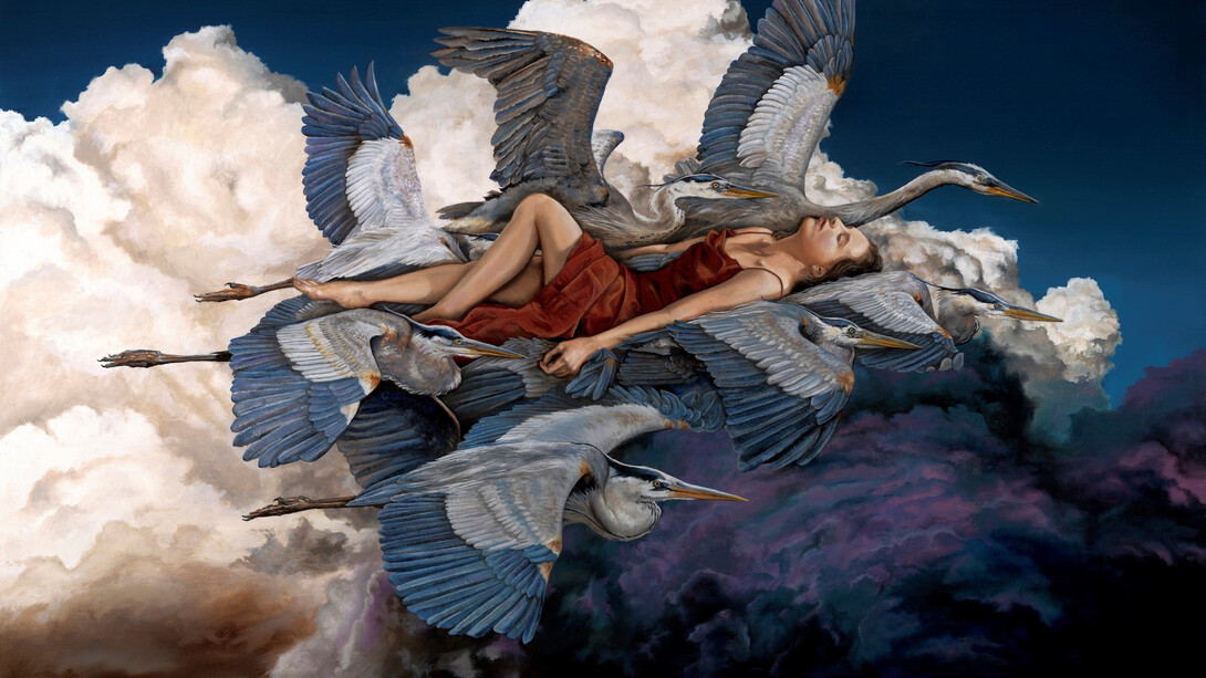 "Evanescense" by Rodney Wood - oil on panel