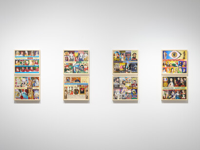 Ben Sakoguchi, Critical art theory, exhibition view. Courtesy of Gasworks Gallery. Photo by Peter Otto