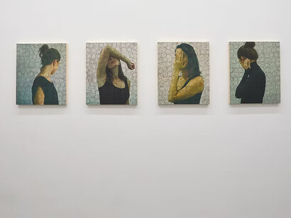 Sepideh Salehi, Assemblages, vista della mostra. Cortesia di Galleria Anna Marra