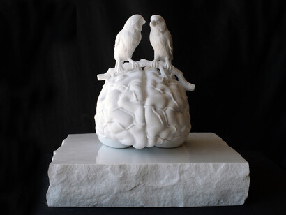 Jan Fabre, Sharing secrets about the neurons, 2024. Per gentile concessione di 21Gallery