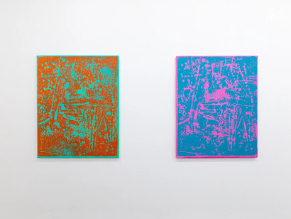 Various artists, Just two, exhibition view. Courtesy of Morgan Lehman Gallery