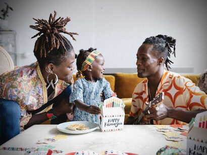 A family enjoying together