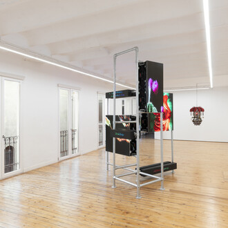 Varios artistas, Feral agency, vista de exhibición. Cortesía de Prats Nogueras Blanchard