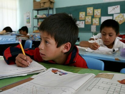 Niños en clase