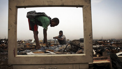 34 billion devices produce tons of non-recycled electronic waste 