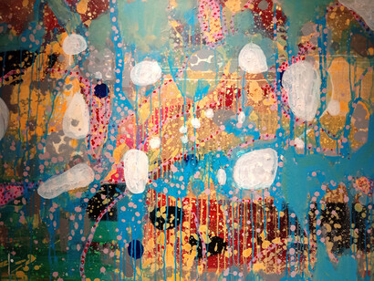 Pin Yen Chen, Green boundless, 2022. Courtesy of Kate Oh Gallery