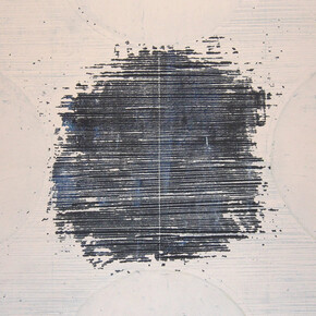 Paulo Quintas, Not that yellow, Vincent VI (detail), 2010, Oil on canvas, 130 x 130 cm