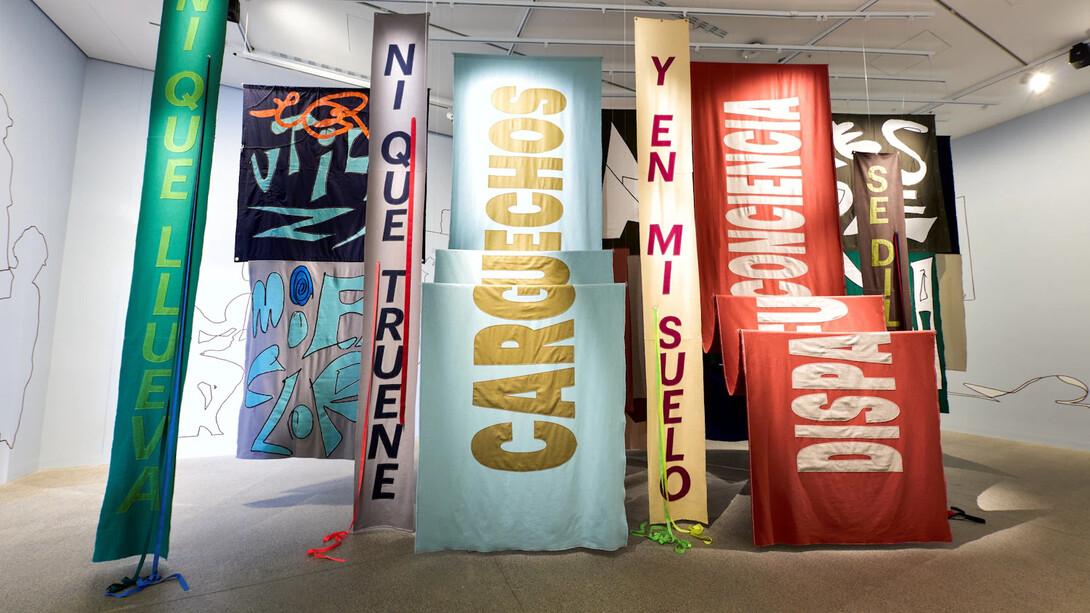Nadia Hernández, Para verte mejor, en todo tiempo (To see you better, at all times), exhibition view. Courtesy of Art Gallery of NSW