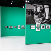 Le sport à l'épreuve, vue de l’exposition. Avec l’aimable autorisation de Photo Elysée