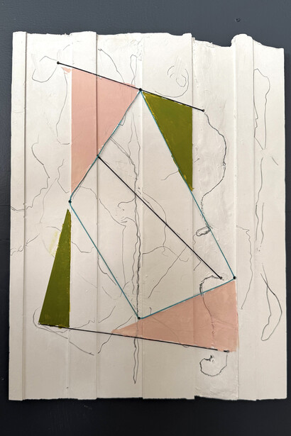 Mark Webber, Keep moving forward while waiting. Courtesy of Anita Rogers Gallery 