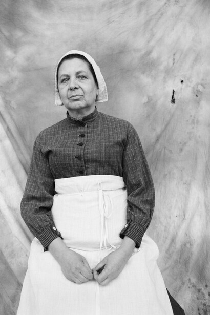 Un'interprete di "At Eternity’s Gate". Ph Lily Gavin