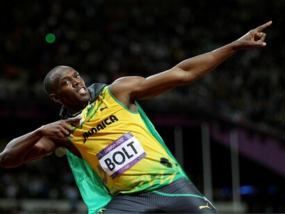 El atleta jamaicano Usain Bolt
