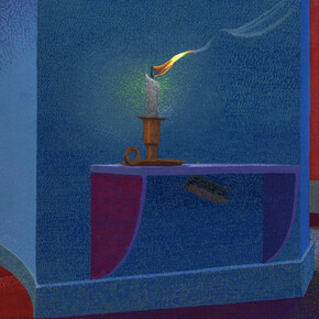 Nicholas Sistler, Candle holder, 2023. Courtesy of SoNa Chicago Contemporary Art Gallery