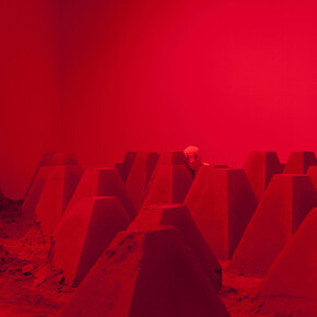 Nadim Abbas, The Last Vehicle, 2016.  Mixed media installation with durational performance. Dimensions variable.
