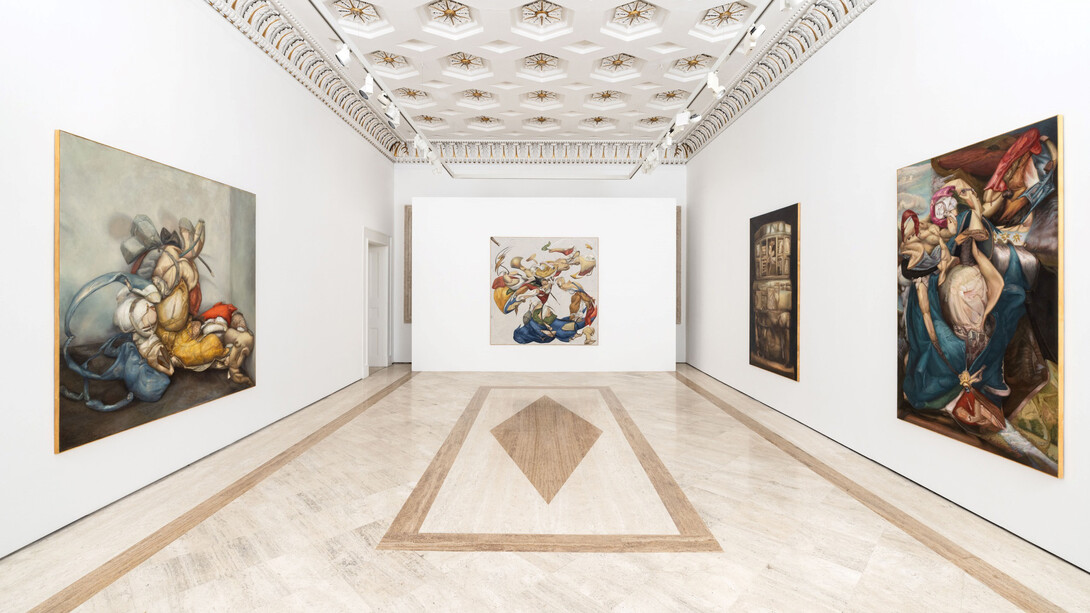 Cesar Santos, Manuscripts, exhibition view. Courtesy of Robilant+Voena Gallery