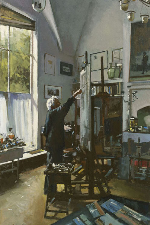Paul Rafferty, Ken Howard RA in Oriel 30th Oct 