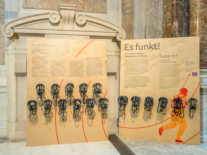 Es funkt! Österreich zwischen propaganda und protest, ausstellungsansicht. Mit freundlicher genehmigung des House of Austrian History