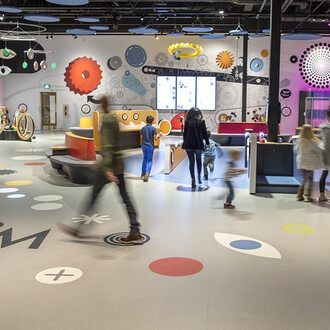 Zooom. Children’s innovation zone, exhibition view. Courtesy of Ingenium. The Canada Science and Technology Museum