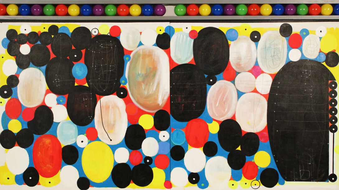 Luis Cruz Azaceta, Celebration, 2019. Courtesy of Pan American Art Projects Gallery