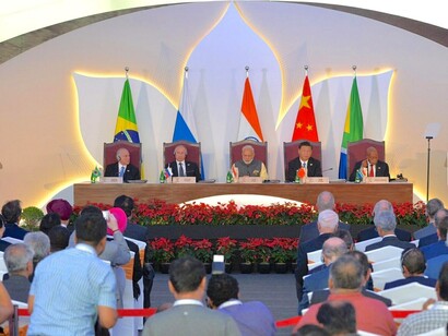 Reunião dos líderes do BRICS com membros do Conselho Empresarial do BRICS