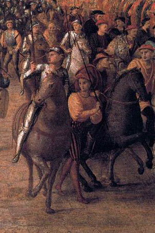Francesco Granacci, L'entrata di Carlo VIII a Firenze, particolare