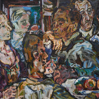 Oskar Kokoschka, Friends, 1917/18. Courtesy of Lentos Kunstmuseum