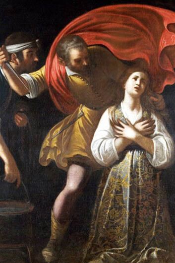 Mario Minniti, Martirio di Santa Lucia