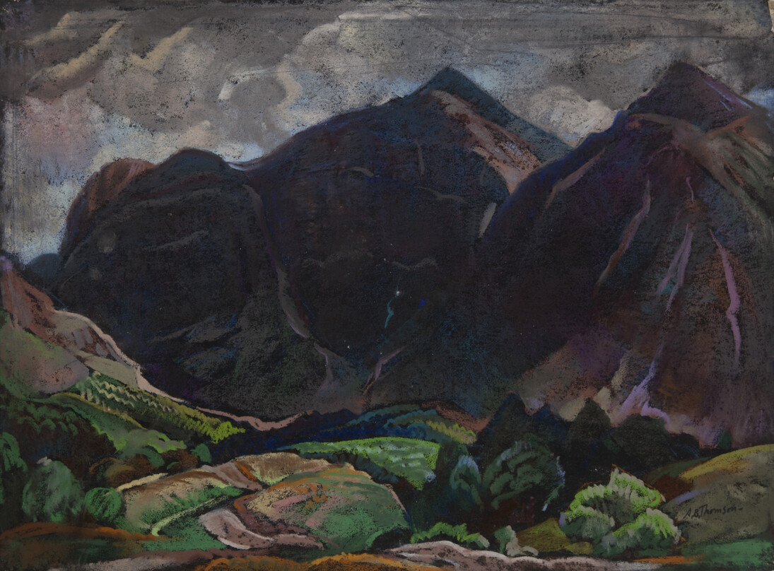 Adam Bruce Thomson, Benderloch, pastel, 28 x 38 cm