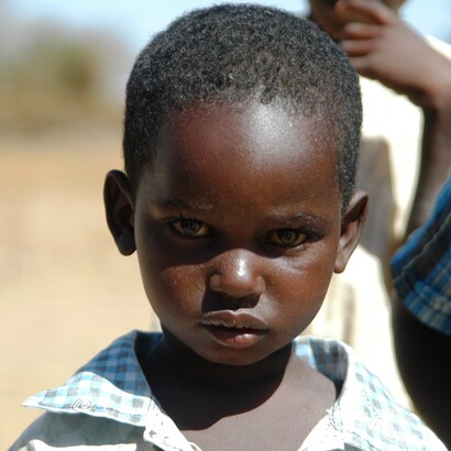 Bambino del Burkina Faso