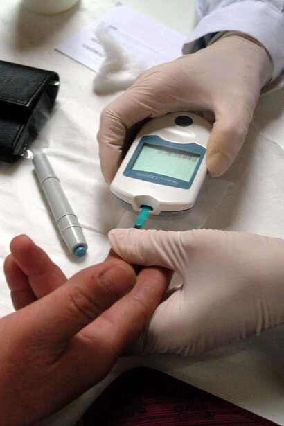 Blood collection for diabetes analysis