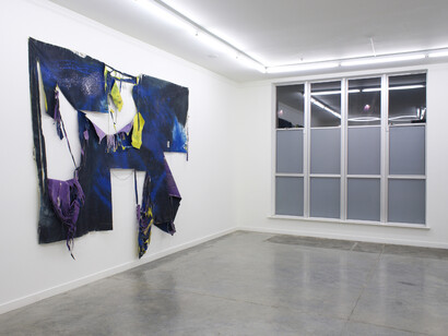 Vaughn Davis Jr., Sanguine, 2023, installation view. Courtesy of the artist and Romer Young Gallery