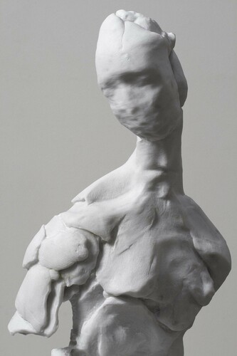 Nicola Samorì, Untitled, 2014, carrara marble, 62 x 27 x 36 cm