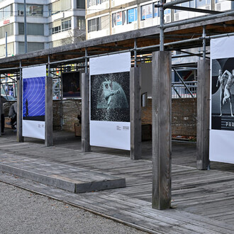 Ein rückblick auf die Spiele von Paris 2024, ausstellungsansicht. Mit freundlicher genehmigung des Olympischen Museums