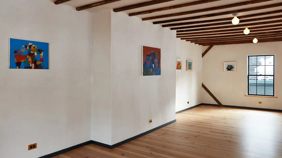 Alan Prazniak, Earth tones, exhibition view. Courtesy of Geary Gallery