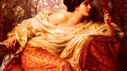 Frank Bernard Dicksee. Le miroir. 1896