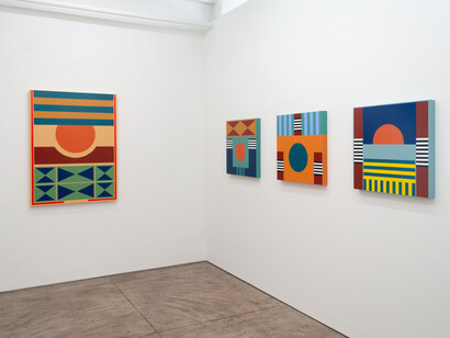 Dahlia Elsayed, Real Feel, 2023, installation view. Courtesy of Morgan Lehman Gallery, NYC