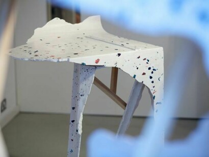James Thompson, installation view of 'Expanding Spaces' at Marsden Woo Gallery Project Space, focus on 'Reconstructed Space II' (2013), photo © Philip Sayer, courtesy of Marsden Woo Gallery