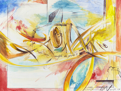 El Cotillo, acquerello su carta, 29,7x21 cm, Frode 2007