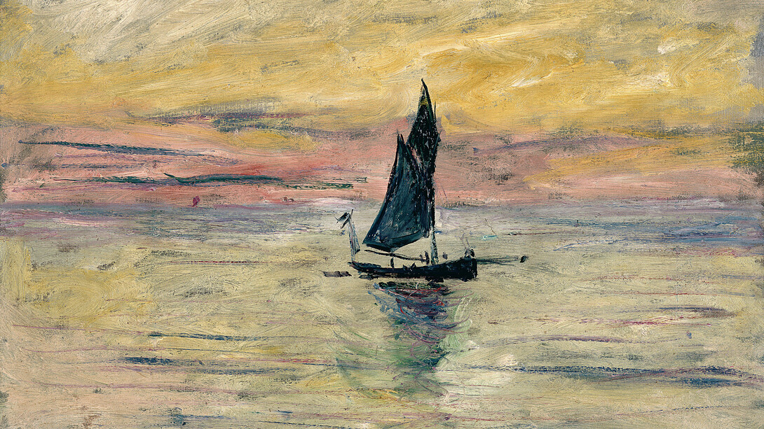 Claude Monet. Barca a vela