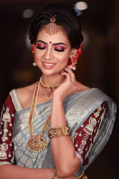 Bridal makeup by Kannan Raajamanickam