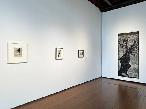 William Kentridge, Works on paper, 2000-2018, exhibition view. Courtesy of Greg Kucera Gallery