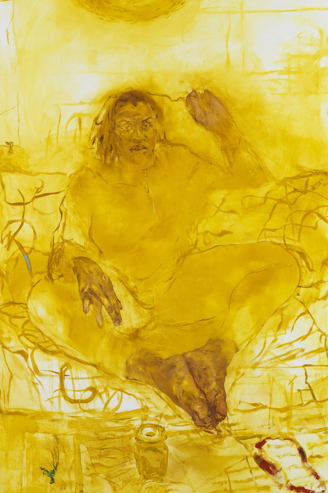Jennifer Packer, Alexandria, 2015, Oil on canvas, 154.5 x 92 cm, Courtesy: Corvi-Mora, London