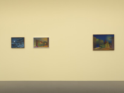 Andreas Schulze and Salvo, About painting, exhibition view. Courtesy of Sprüth Magers