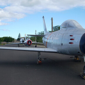 North American Aviation F-86 Sabre. Courtesy of Pearl Harbor Aviation Museum