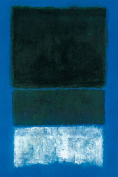 Mark Rothko, No. 14: Blanco y verde en azul (1957)
