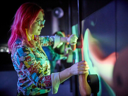 Beyond perception, seeing the unseen, exhibition view. Courtesy of Scienceworks