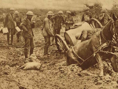 Solo el primer día los británicos tuvieron 20.000 bajas mortales en la batalla del Somme