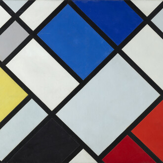 Theo van Doesburg Counter, Composition of dissonants XVI (detail). Courtesy of Kunstmuseum Den Haag